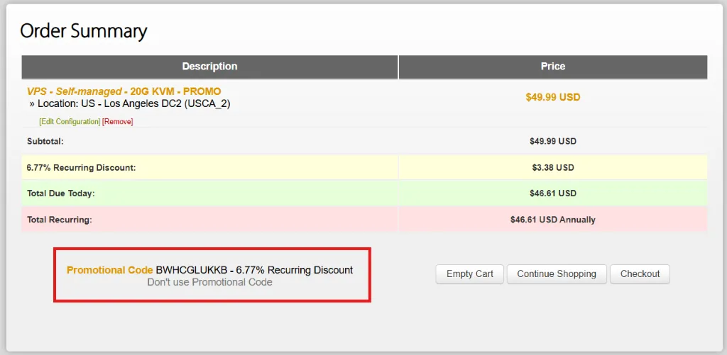 搬瓦工优惠码使用位置