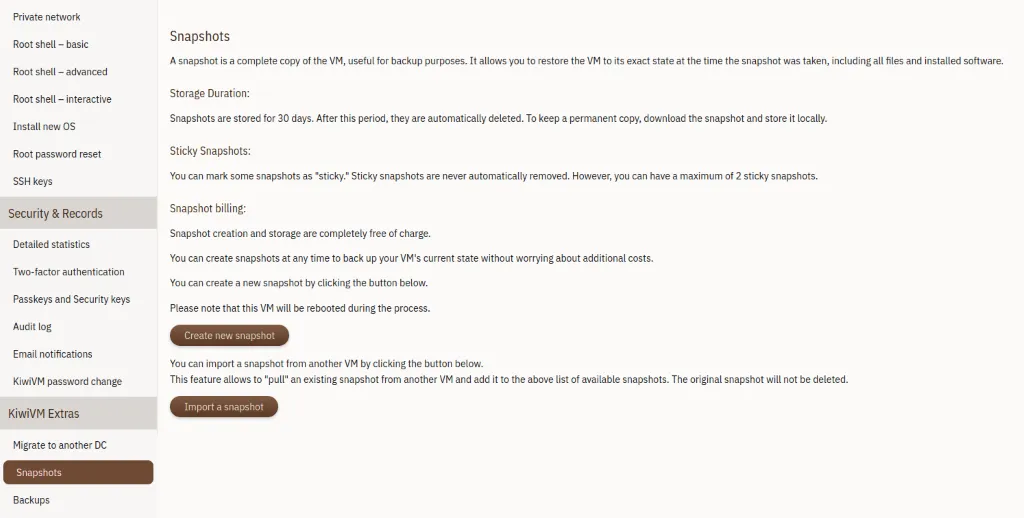 搬瓦工的快照（Snapshot）功能